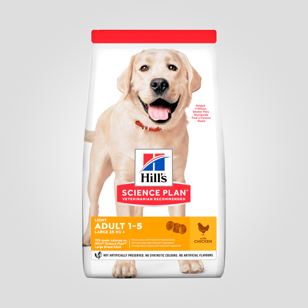Корм сухой Hill's Science Plan Light Large Breed для малоактивных собак больших пород 14 кг (2218329656)
