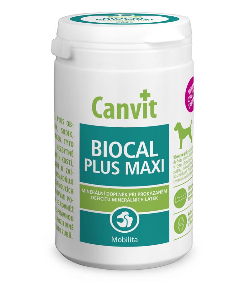 Витаминная кормовая добавка для собак Canvit Biocal Plus Maxi для улучшения подвижности 230 г (can53145)