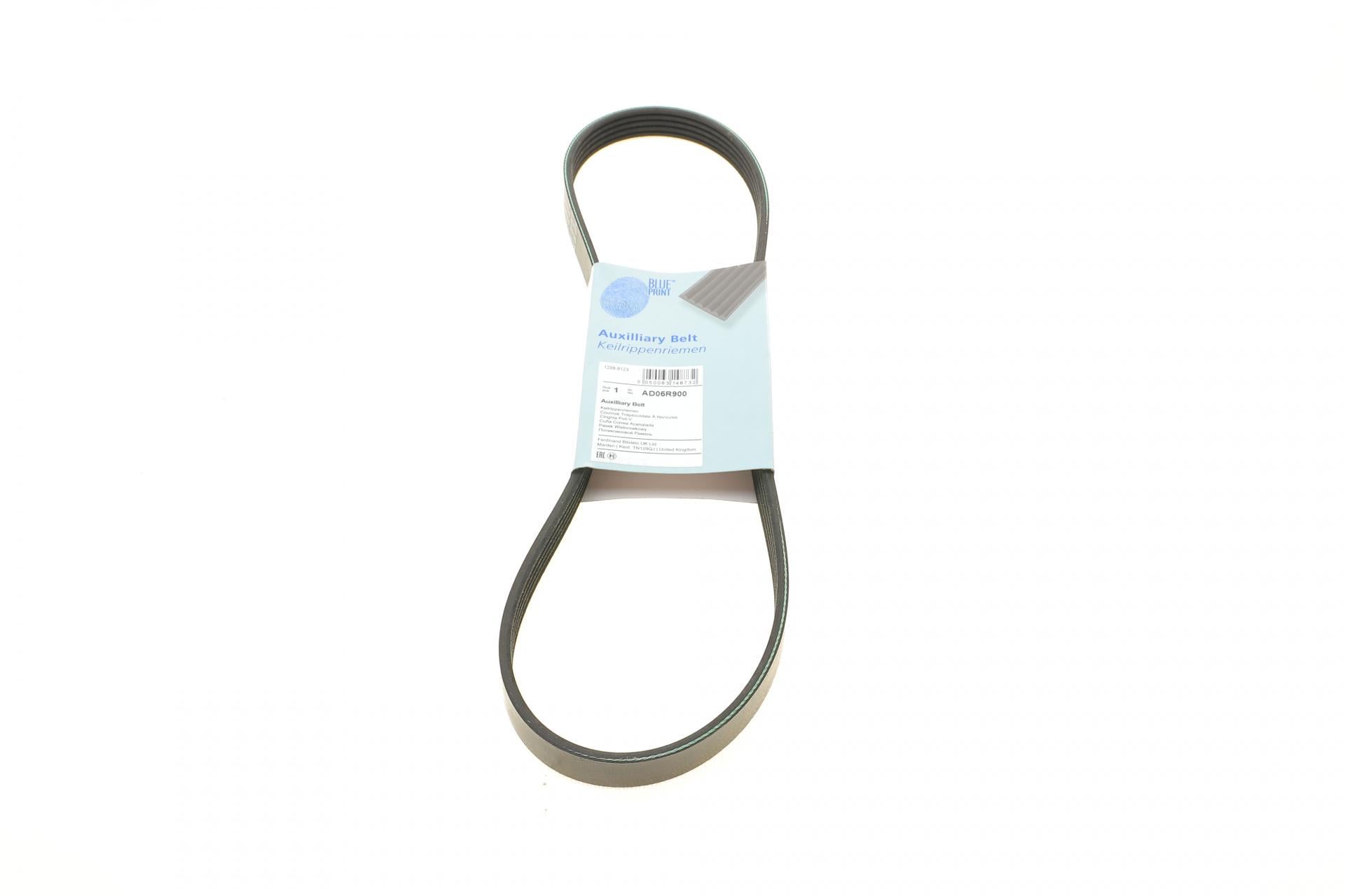 Ремень генератора BLUE PRINT для Fiat Tempra 1.9TD 90-96/Nissan Pixo/Opel Agila 1.0-1.2 08- (5PK900 (AD05R900)