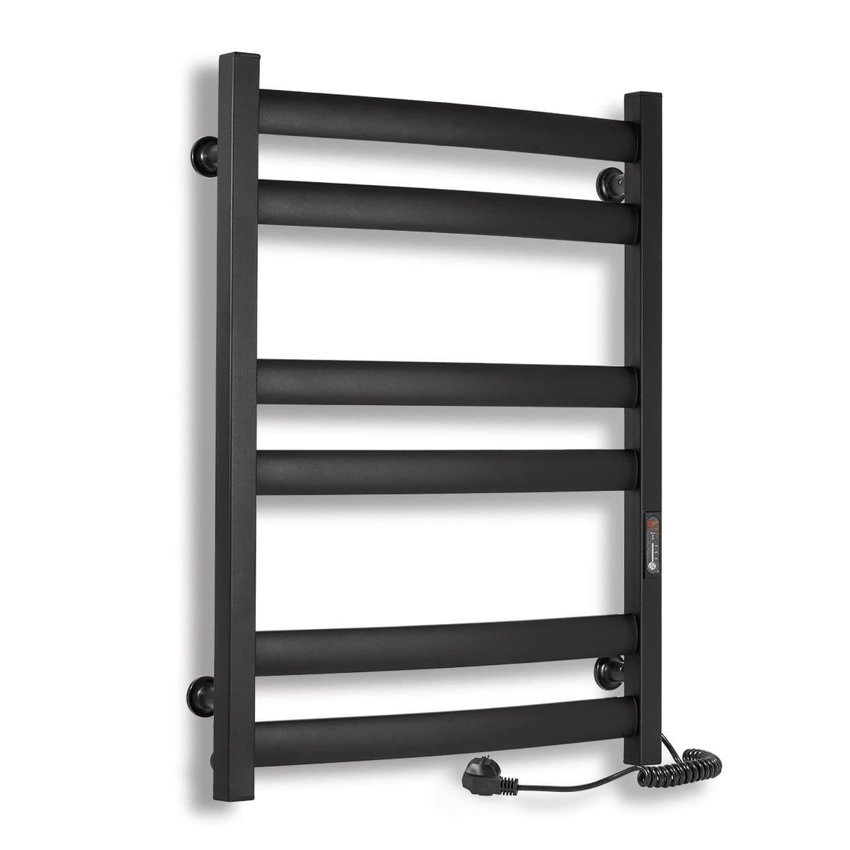 Полотенцесушитель электрический ERAFLYME 700R правый 500x700 см Черный