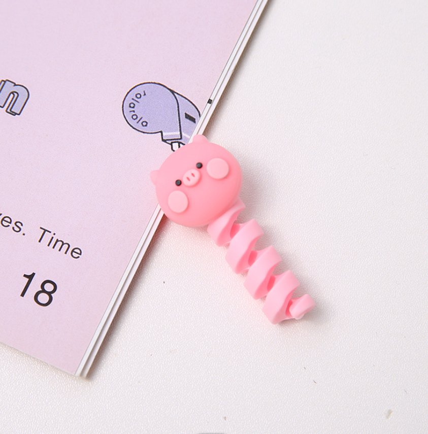 Защита от перетирания SUNROZ органайзер для кабеля Spring Свинка (A44254)