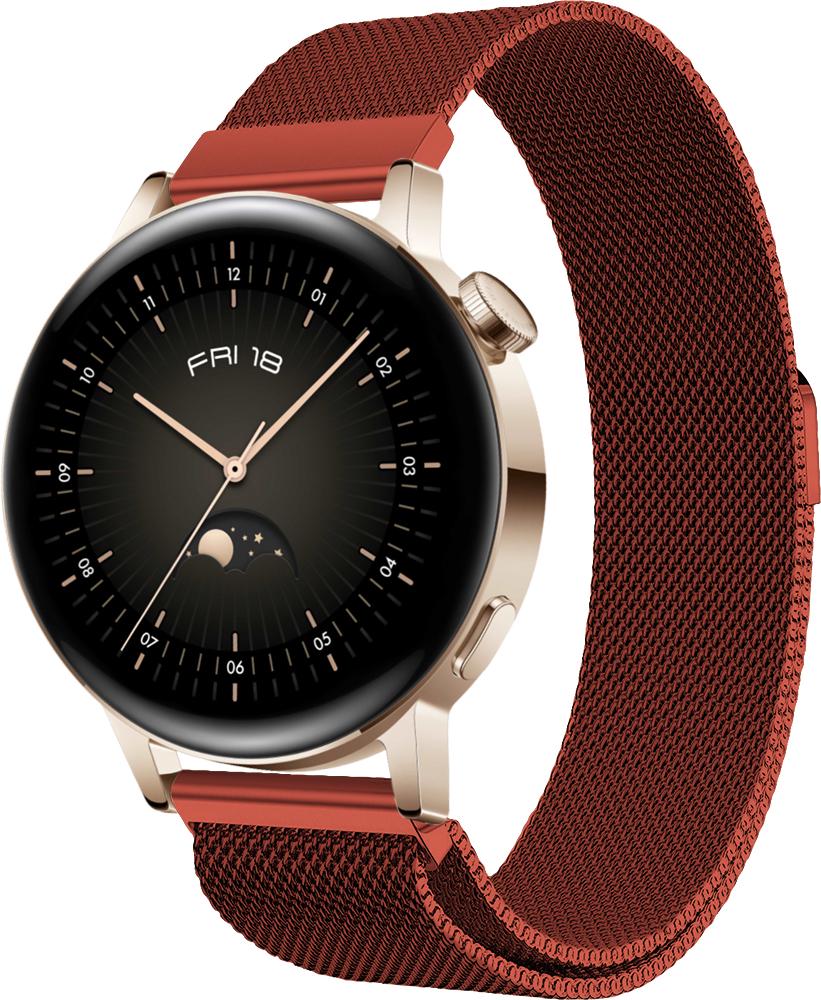 Ремешок Миланская Петля Milano для Huawei Watch GT3 42 мм Red (26165-2D)
