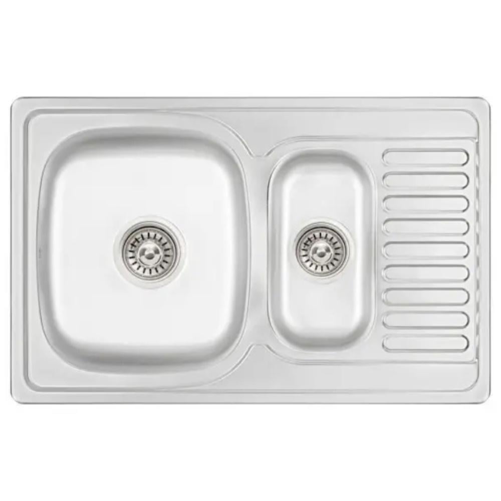 Мойка для кухни с сифоном Wezer 7850/08 Deсор 780x500x180 мм (SQ-1036944)