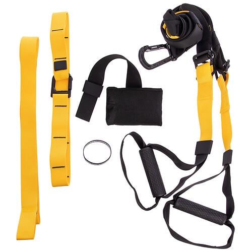 Тренировочные петли SP‑Sport FI‑6437 Черно-желтый (FI-6437)