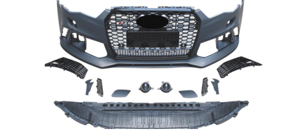 Бампер передний GT Tuning для Audi A6 C7 2011-2017 гг. пластик под покраску (26691484)