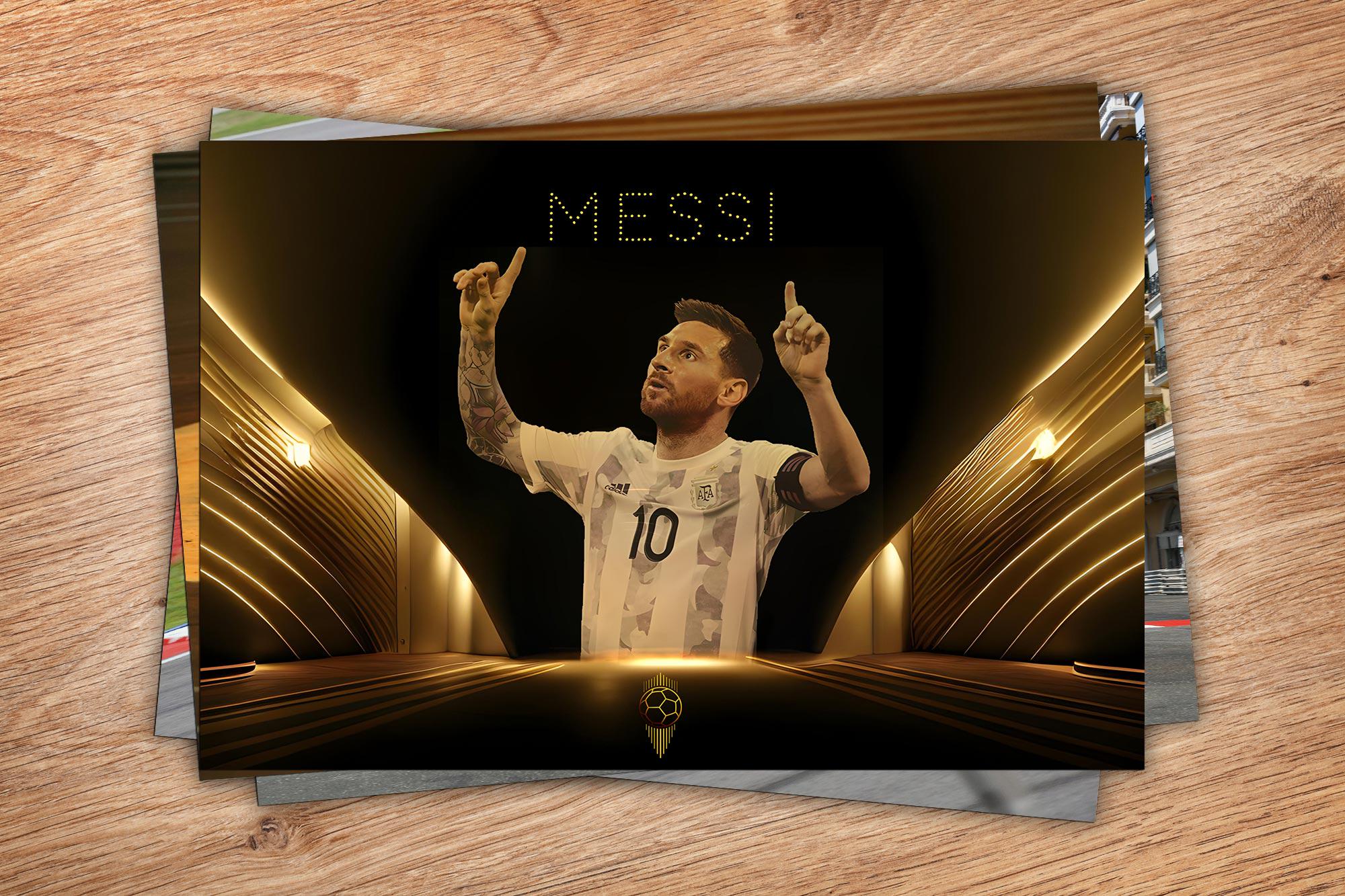 Комплект постеров Лионель Месси 10 шт. 297х210 мм (29717173)