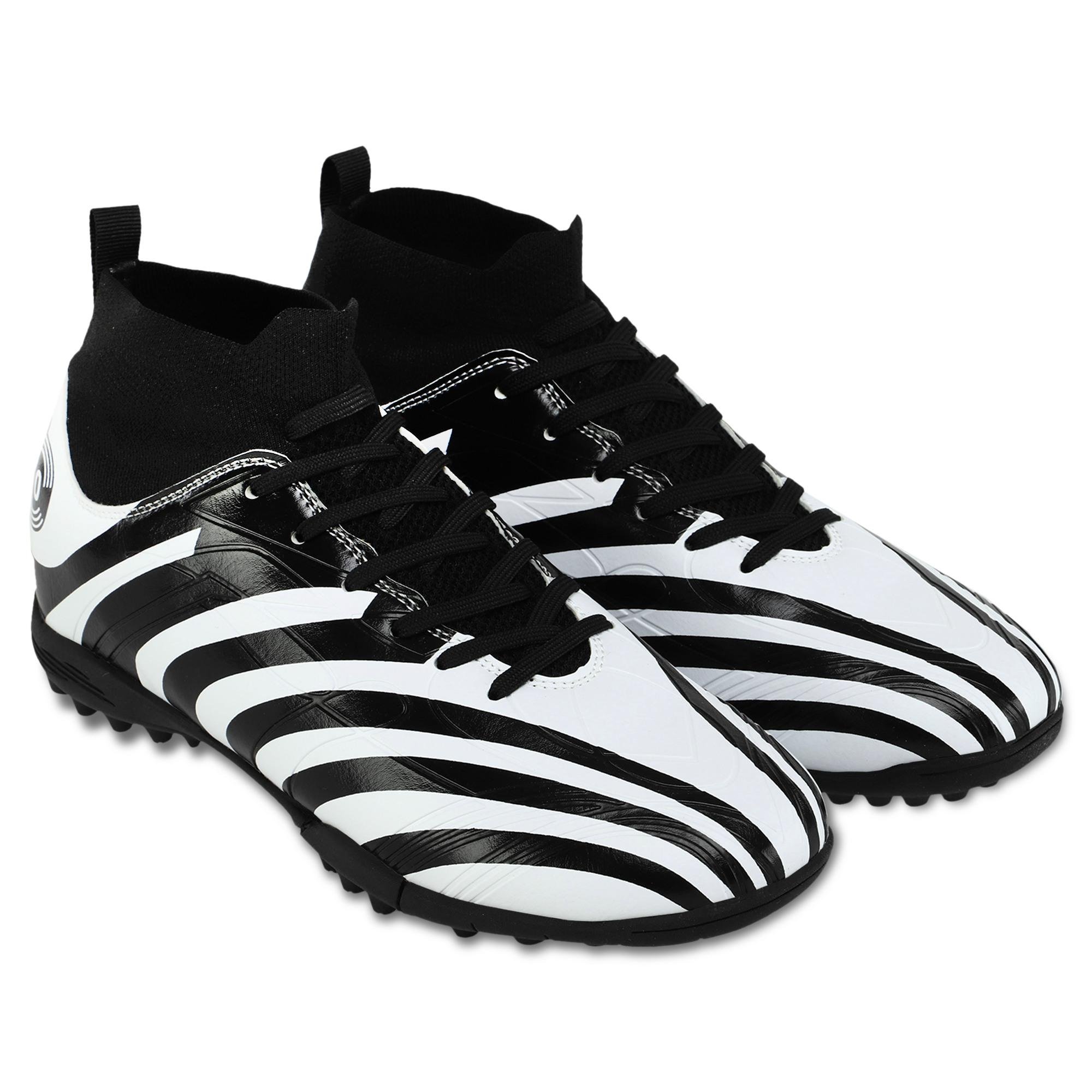 Сороконіжки футбольні LiJIN 8012-1-35-39-3 р. 38 Чорний/Білий - фото 3 Сороконіжки футбольні LiJIN 8012-1-35-39-3 р. 38 Чорний/Білий - фото 3