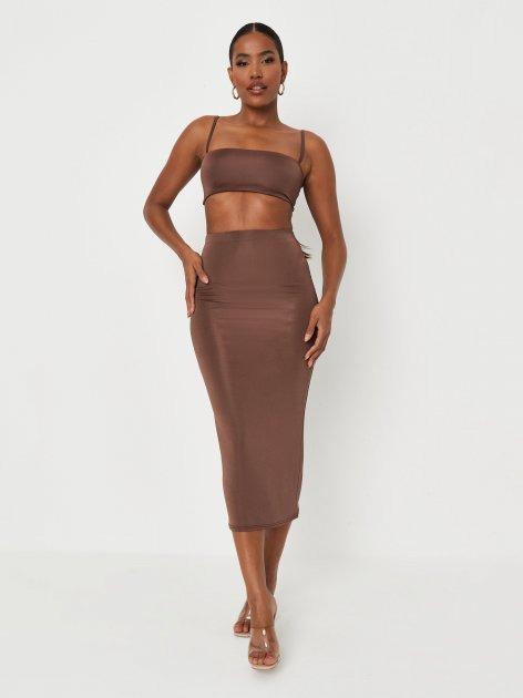 Топ Missguided р. 38 Коричневый (CL115462)