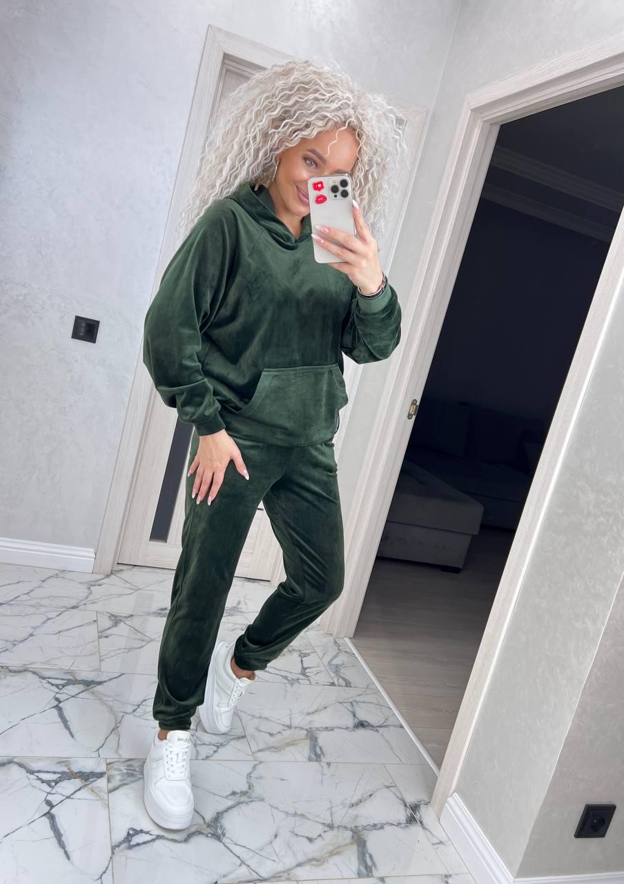 Костюм жіночий Лайза р. 48 Хакі (0202-ді)