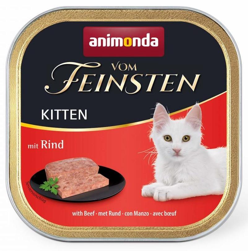 Корм влажный для котят Animonda Vom Feinsten Kitten with Beef 100 г (1830807819)