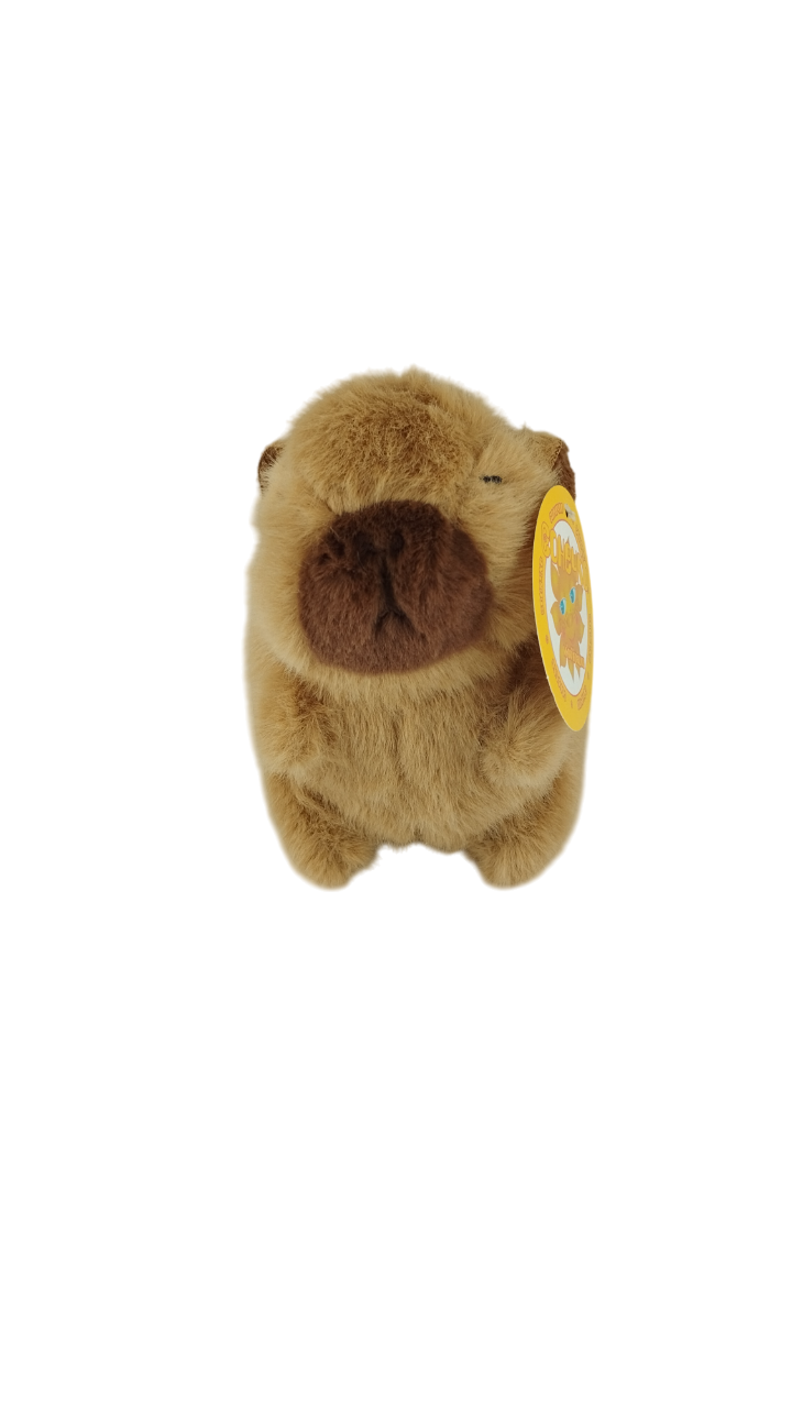 Мягкая игрушка брелок Капибара 11 см (000052)