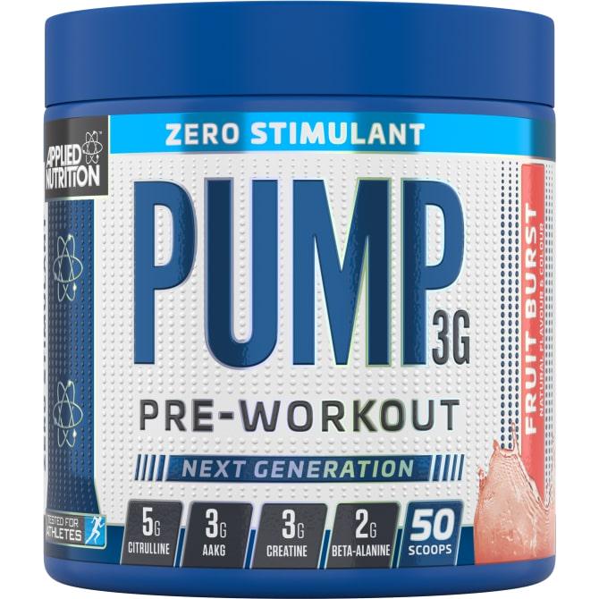 Предтренировочный комплекс Applied Nutrition Zero Stimulant Pump 3G Fruit Burst 375 г (00000035301)