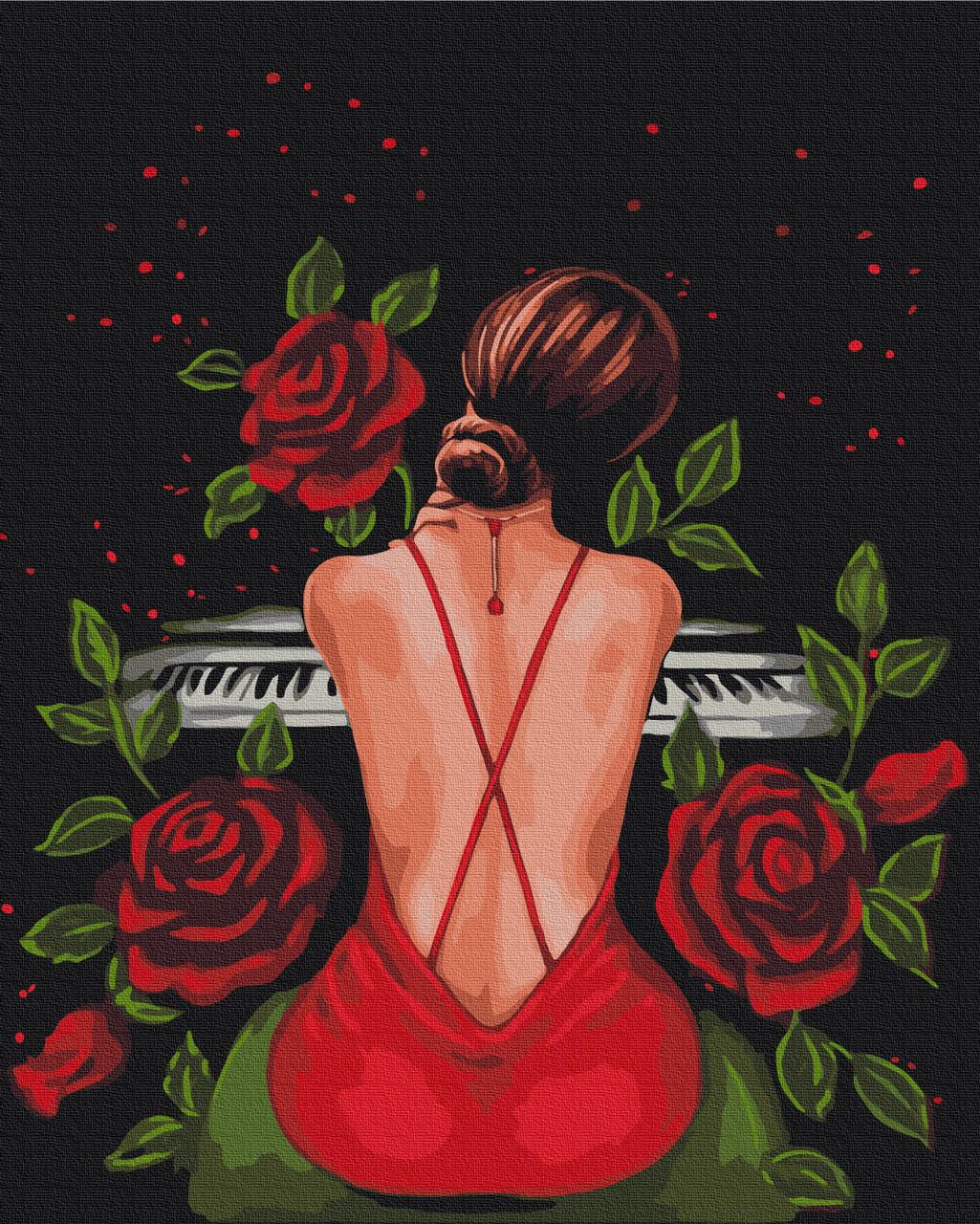 Картина за номерами Brushme Мелодія серця Alla Berezovska 40x50 см (BS54157) Картина за номерами Brushme Мелодія серця Alla Berezovska 40x50 см (BS54157)