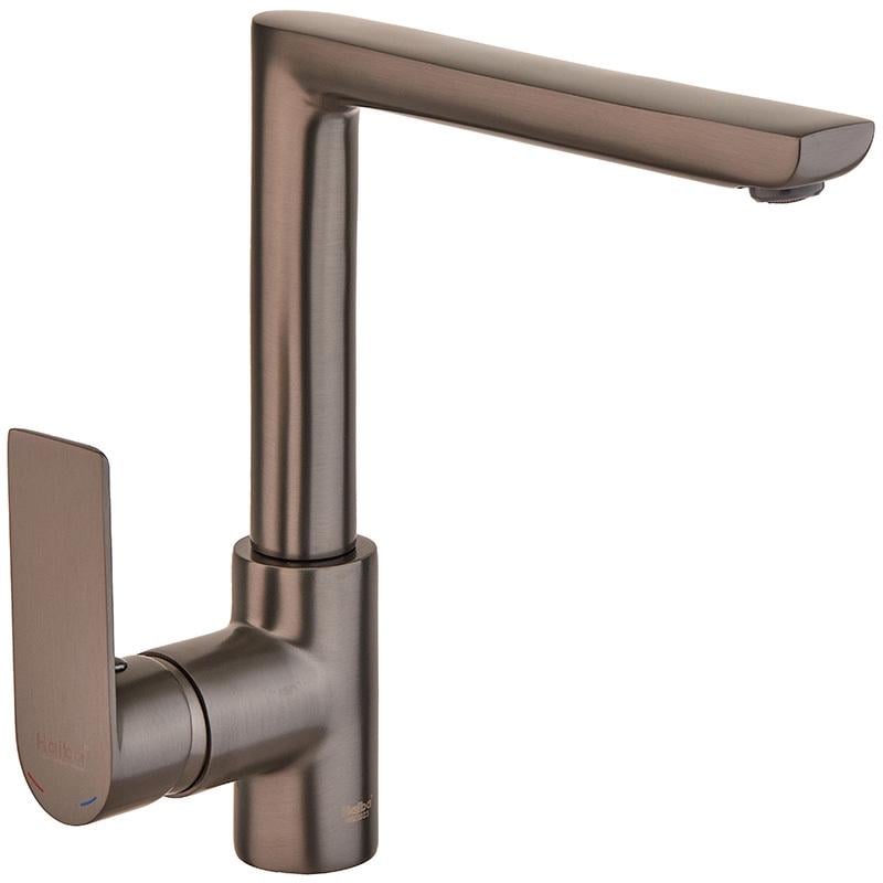 Смеситель для кухни Haiba Alex 018 HB3999 однорычажный Графит (214397)