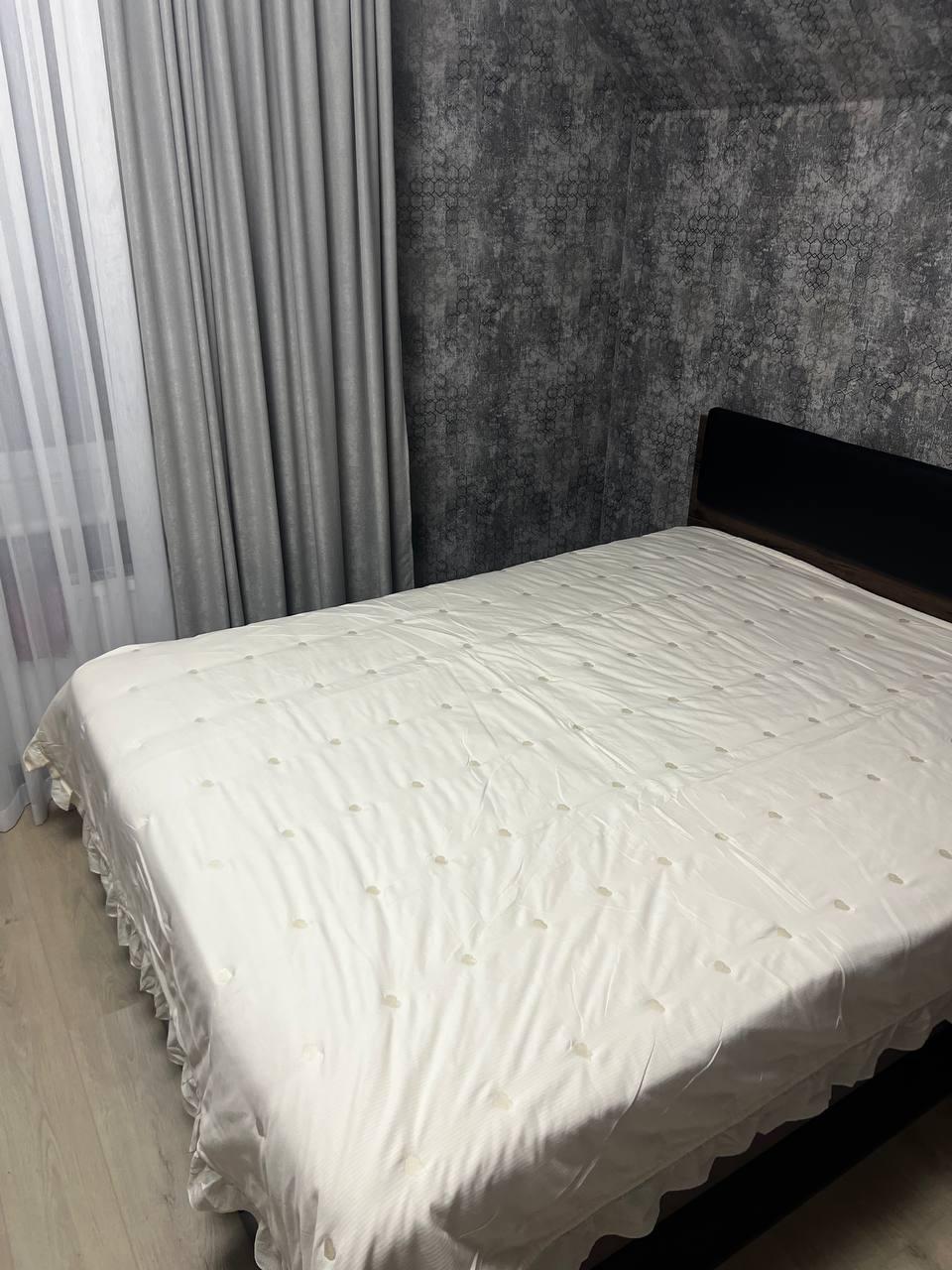 Покривало бавовняне на диван двоспальне 200х200 см Білий (П4К-rai-pokruvalo-001-02) - фото 8