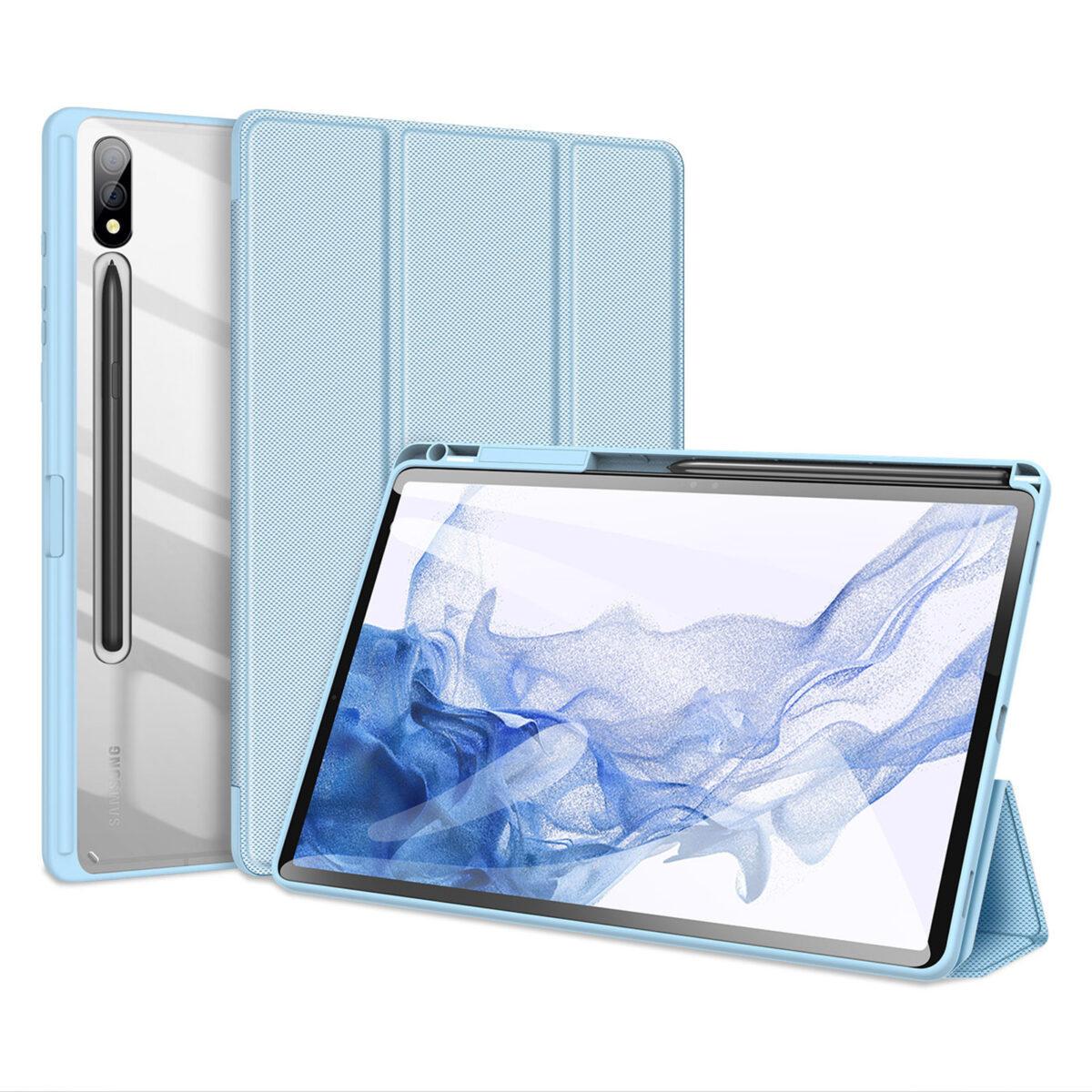 Чехол-книжка Dux Ducis Toby Series для Samsung Galaxy Tab S9 Plus 12,4'' X810/X816B Blue (69349130240342) - фото 1