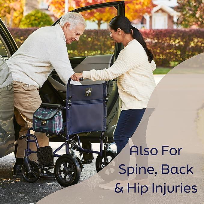 Инвалидное складное кресло-каталка Medline для пожилых людей и пациентов после операции - фото 6 Инвалидное складное кресло-каталка Medline для пожилых людей и пациентов после операции - фото 6