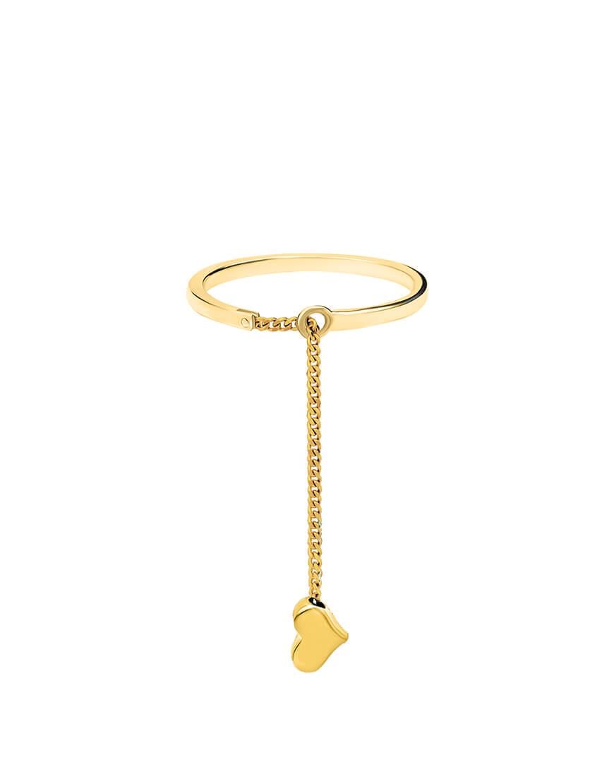 Каблучка Couple yellow жіноча IVA JEWELRY золота 15