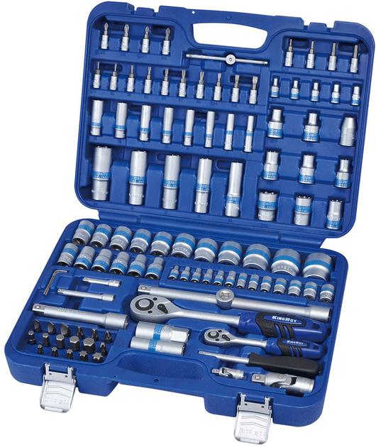 Набор инструментов профессиональный KING ROY 1/4-1/2" DR 6-гранный 108 предметов (108MDA-6)