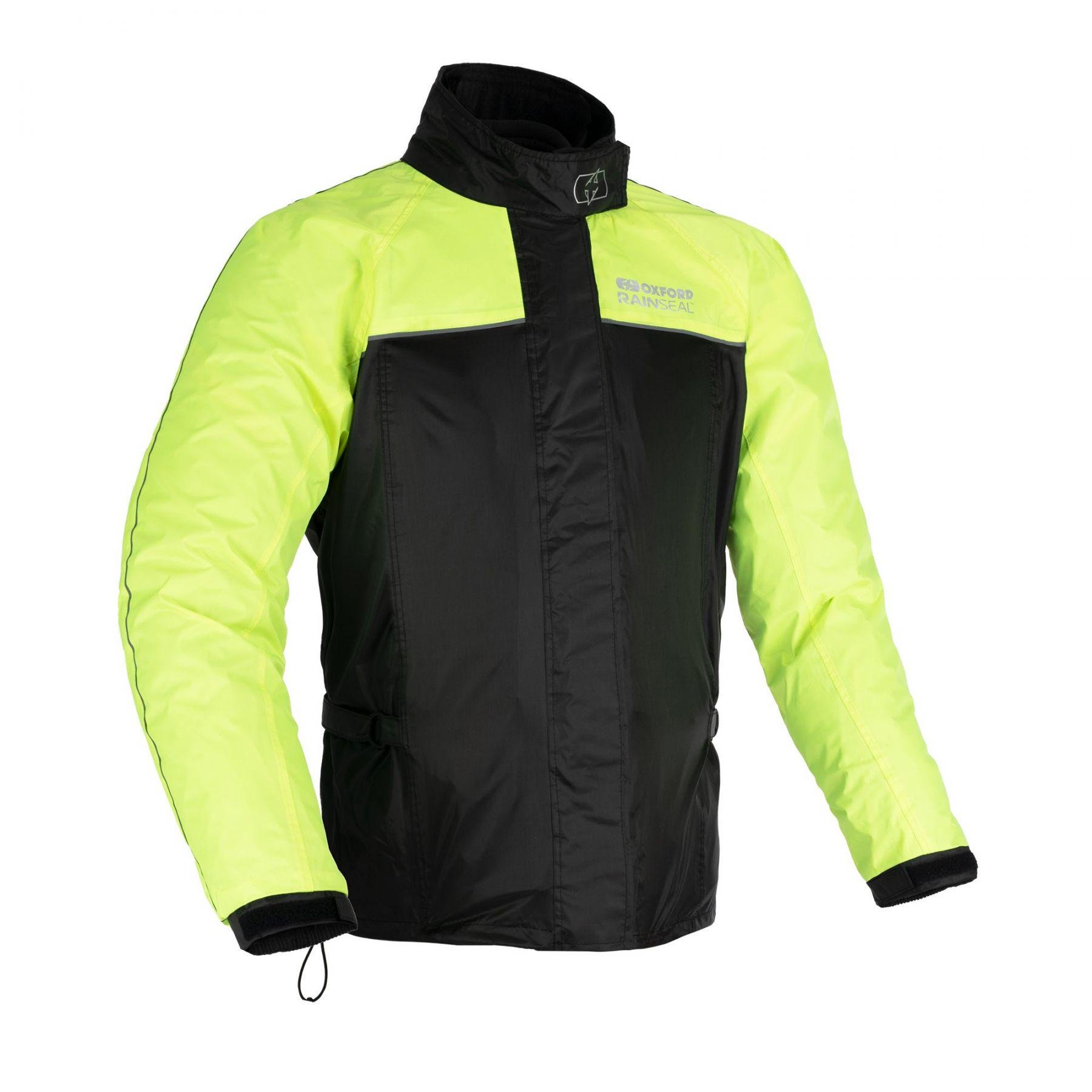 Мотокуртка дождевая OXFORD Rainseal Over Jacket 3XL Black/Fluo (23899)