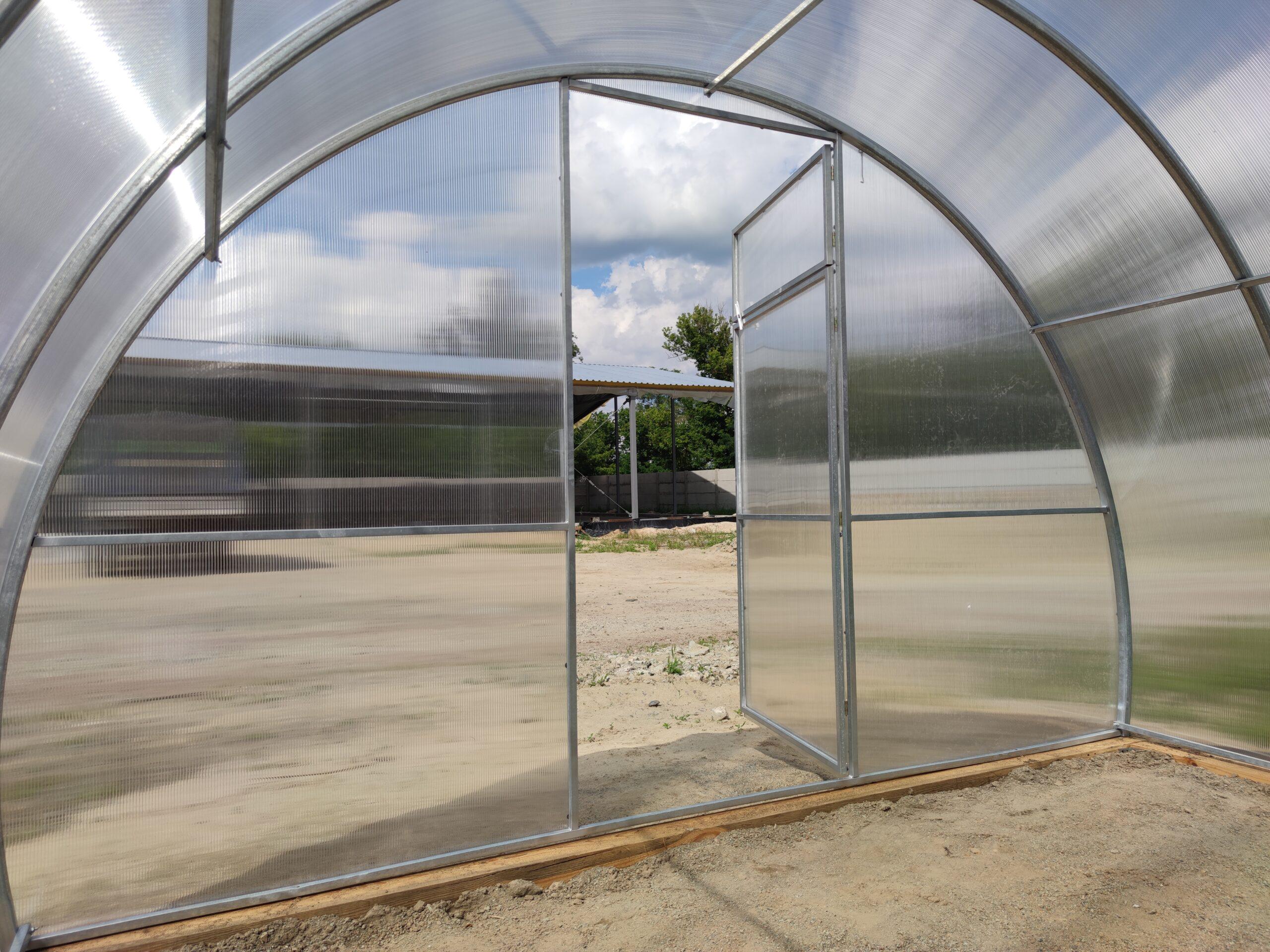 Теплиця Алістан 30x30 3х4 з оцинкованої квадратної труби з полікарбонатом 4 мм - фото 4