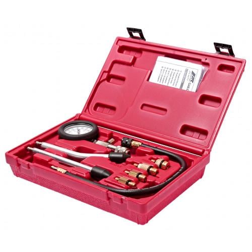 Компресcометр для бензиновых двигателей с набором адаптеров (4077 JTC)