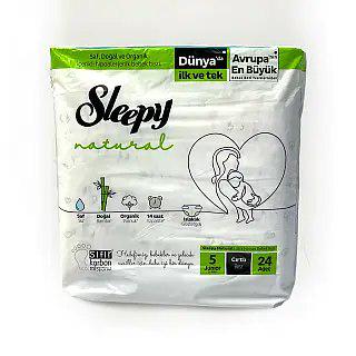 Підгузки дитячі Natural Sleepy Junior р. 5 11-18 кг 24 шт. (13310938)