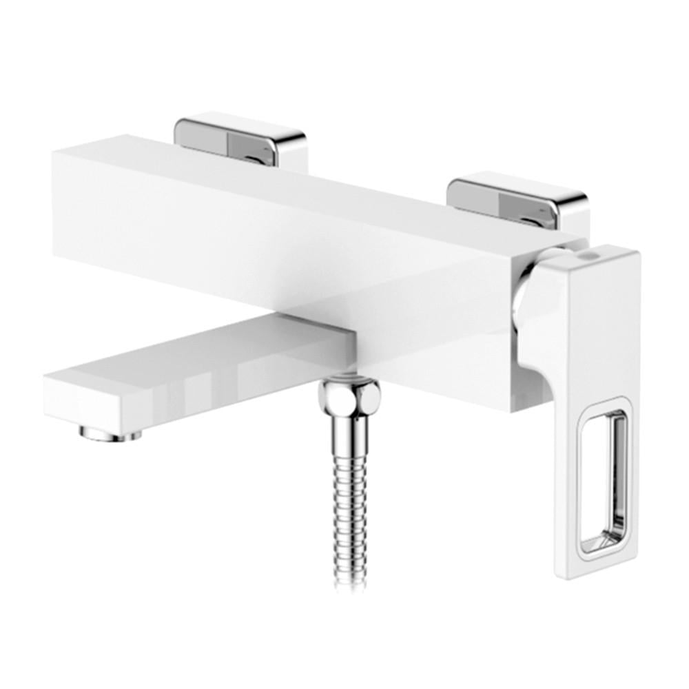 Смеситель для ванны Lamber 30271W Белый/Хром (30271W) Смеситель для ванны Lamber 30271W Белый/Хром (30271W)