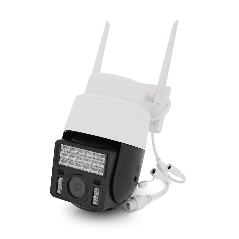 Камера видеонаблюдения уличная YOSO YO-IPC43D50 Wi-Fi поворотная с сиреной и датчиком движения 5 Мп Белый (25624441) Камера видеонаблюдения уличная YOSO YO-IPC43D50 Wi-Fi поворотная с сиреной и датчиком движения 5 Мп Белый (25624441)
