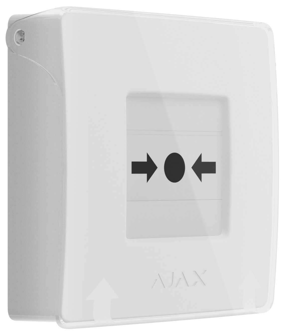 Кнопка беспроводная программируемая с механизмом сброса Ajax ManualCallPoint Jeweller White (17041)