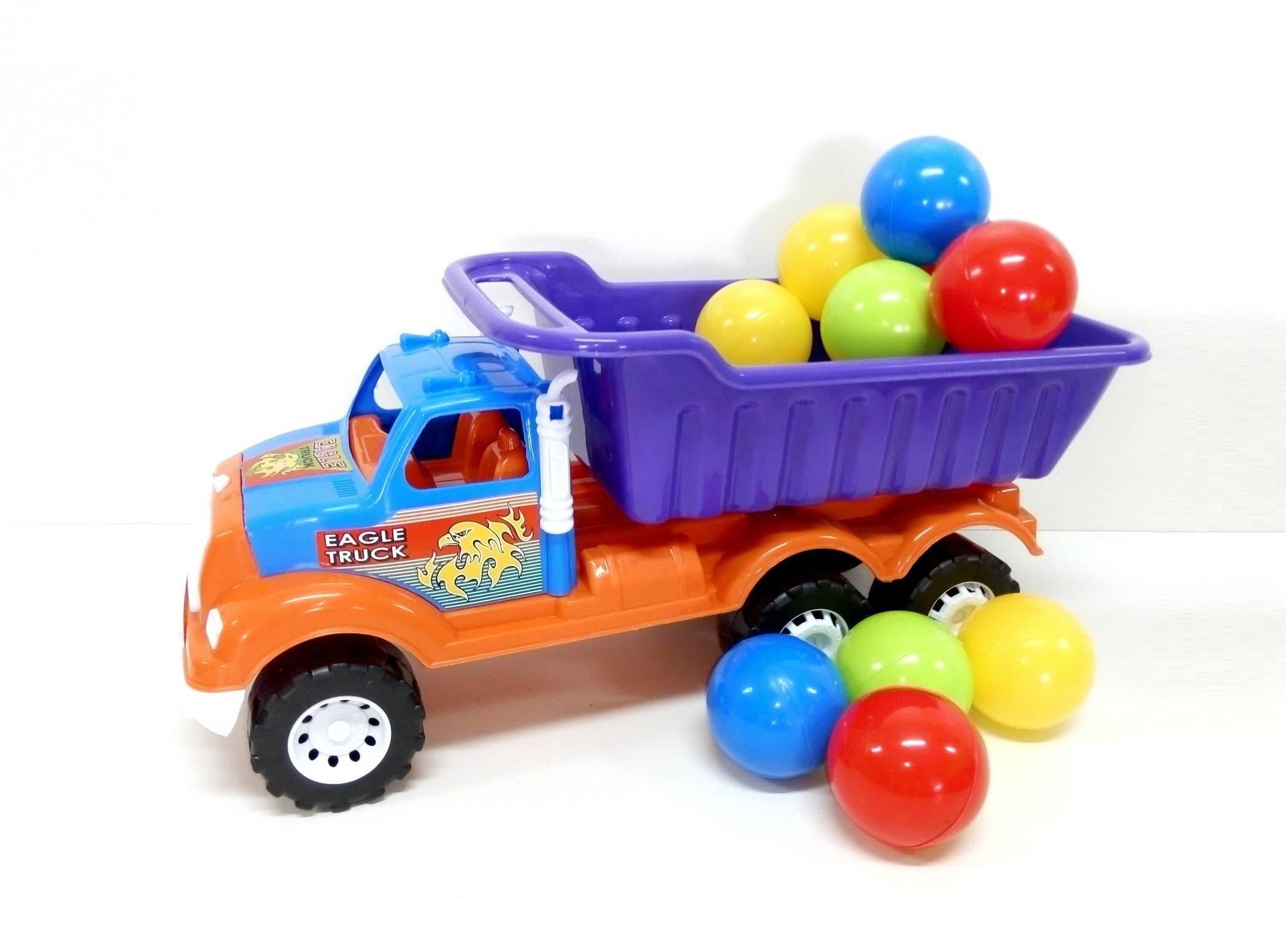 Игрушечный самосвал KinderWay 07-713-4к Орел Б с шариками 15 шт. (42738) Игрушечный самосвал KinderWay 07-713-4к Орел Б с шариками 15 шт. (42738)