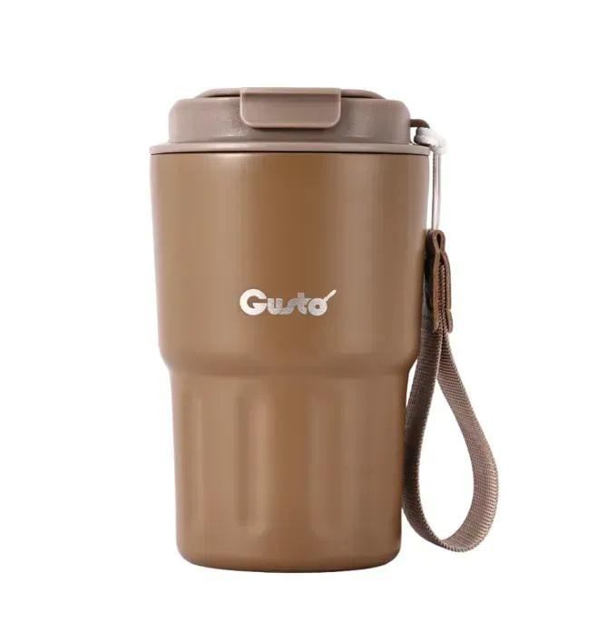 Термокружка Gusto 350 мл Коричневий (GT124)