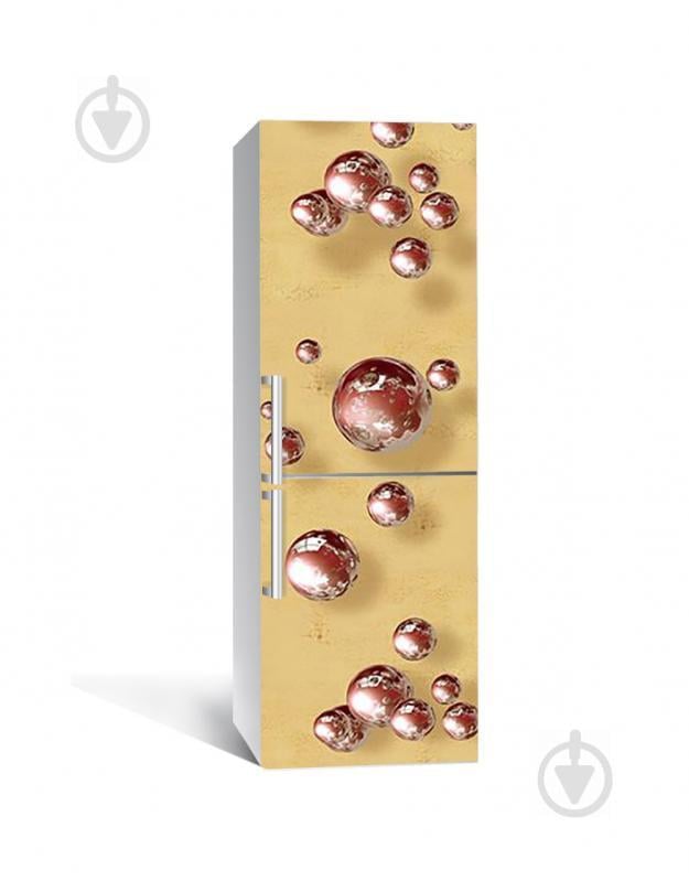 Наклейка на холодильник Zatarga "Шоколадные сферы" 650х2000 мм виниловая 3Д наклейка декор на кухню Z181709re Наклейка на холодильник Zatarga "Шоколадные сферы" 650х2000 мм виниловая 3Д наклейка декор на кухню Z181709re