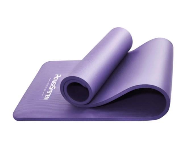 Коврик для йоги и фитнеса Power System PS-4017 NBR Fitness Yoga Mat Plus 180х61х1 см Purple (PS-4017_Purple) Коврик для йоги и фитнеса Power System PS-4017 NBR Fitness Yoga Mat Plus 180х61х1 см Purple (PS-4017_Purple)