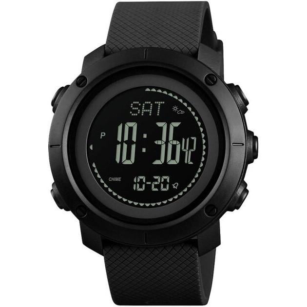 Годинник Skmei чоловічий наручний 1427BK watch ABS Black (12376)