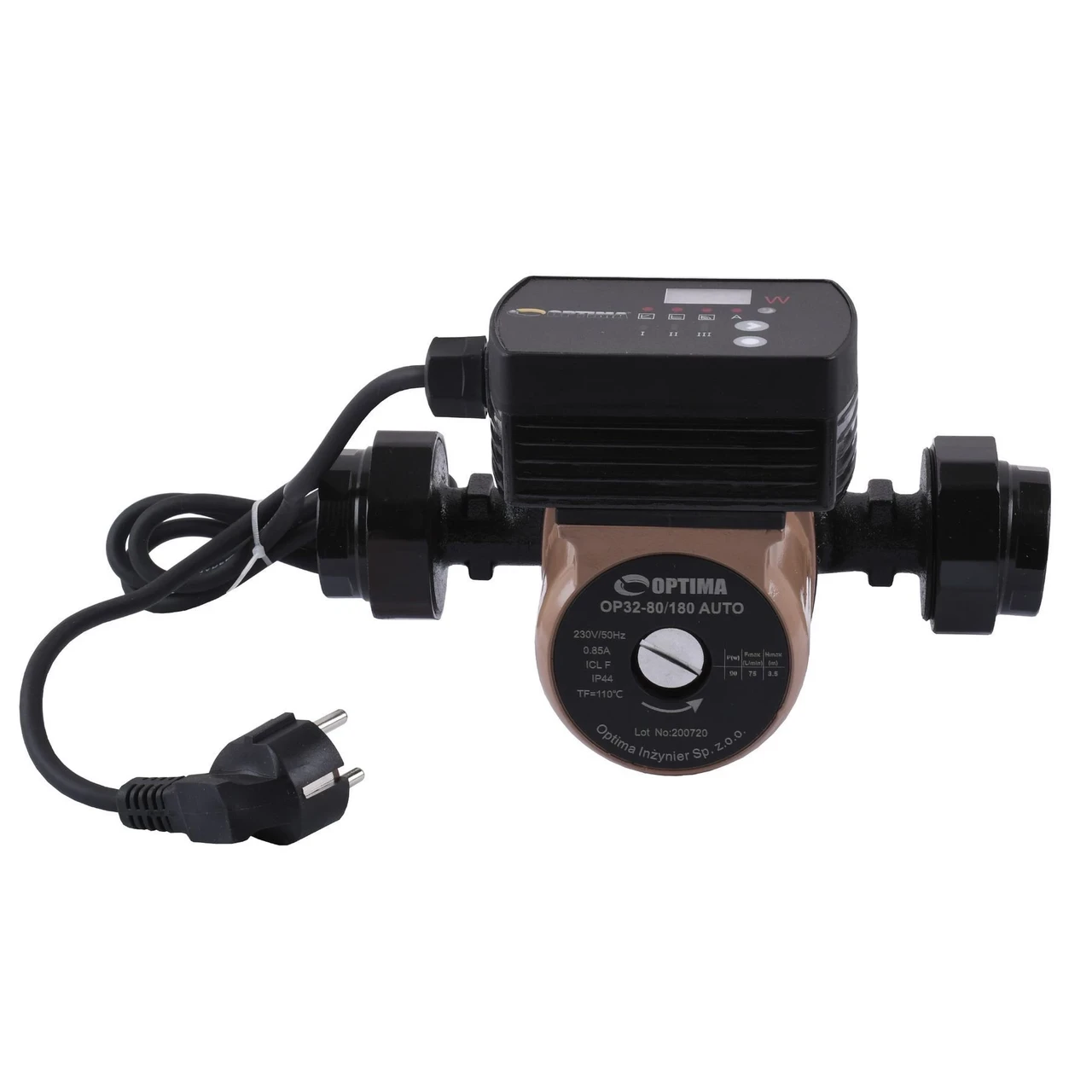 Насос циркуляційний енергозберігаючий Optima OP32-80AUTO гайки 180 мм (00001129)