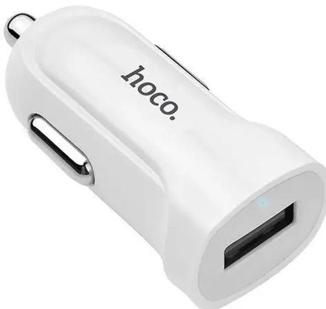Зарядное устройство автомобильное 1USB Hoco Z2 USB 6 1,5A White (63309) - фото 2 Зарядное устройство автомобильное 1USB Hoco Z2 USB 6 1,5A White (63309) - фото 2