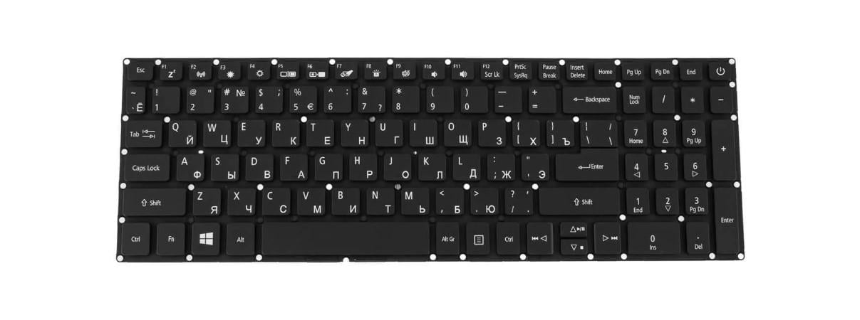 Клавиатура для ноутбука Acer Aspire A315-53 с подсветкой клавиш (NK.I1513.0B3)