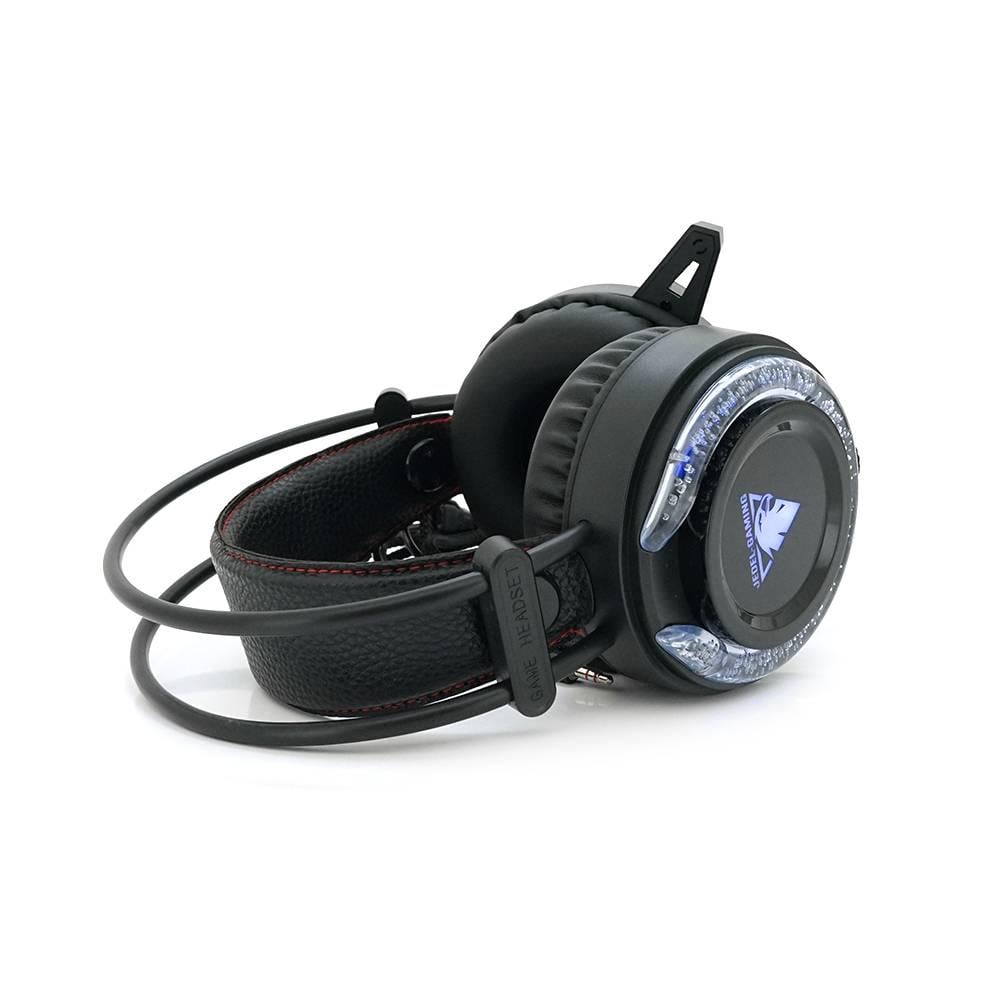 Навушники провідні з підсвічуванням Jedel GH-232 з мікрофоном Box Black (32142) Навушники провідні з підсвічуванням Jedel GH-232 з мікрофоном Box Black (32142)