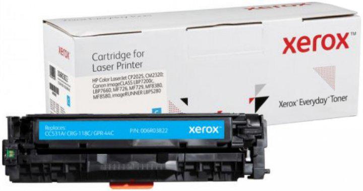 Картридж Xerox Everyday сумісний аналог HP CC531A 304A/Canon 718 Cyan (006R03822)