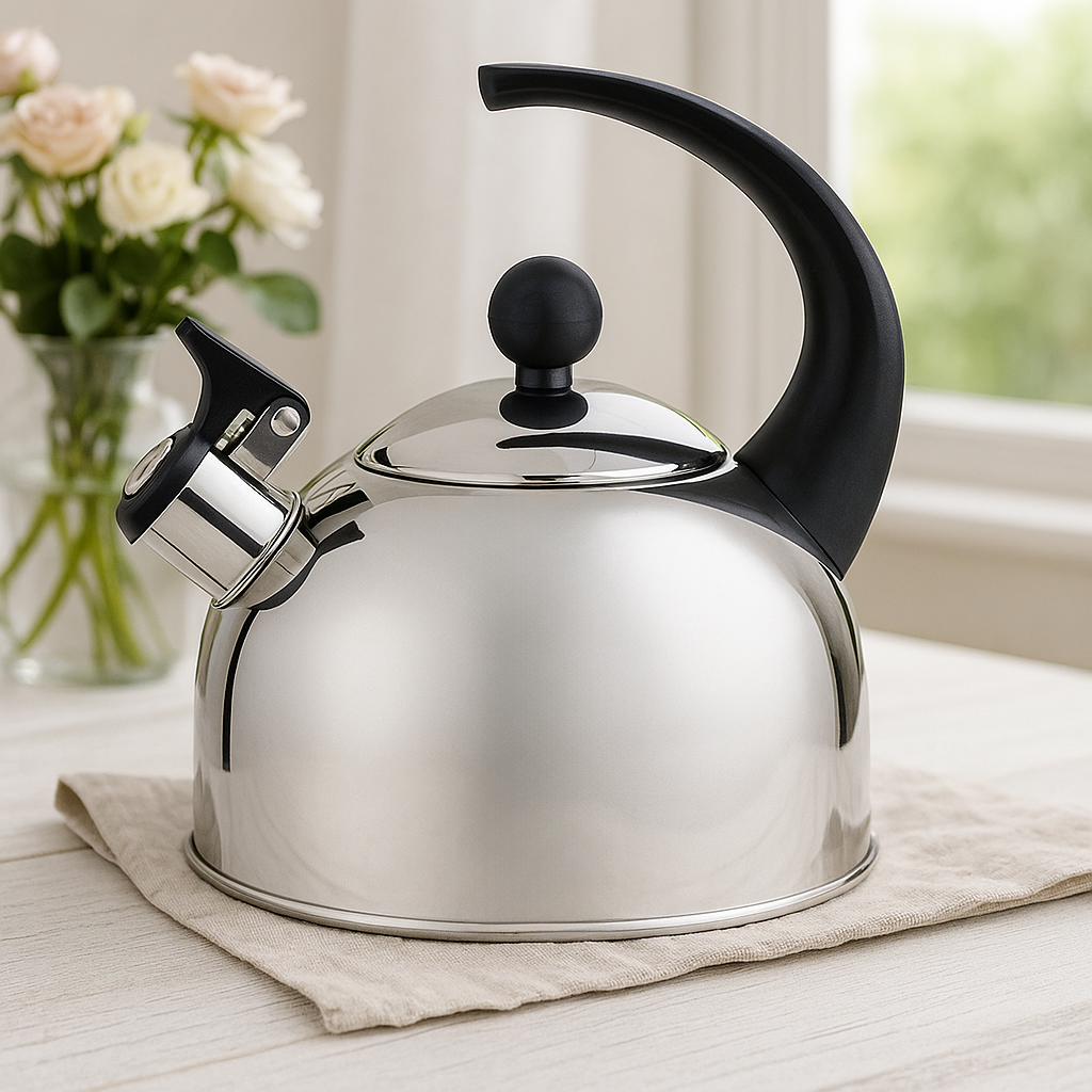 Чайник для плиты со свистком SpiralSteel нержавеющая сталь одинарное дно 1,5 л (03-MH-4883) - фото 10 Чайник для плиты со свистком SpiralSteel нержавеющая сталь одинарное дно 1,5 л (03-MH-4883) - фото 10