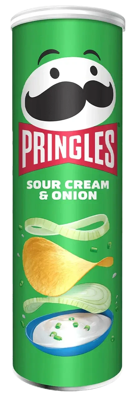 Чипсы Pringles Sour Cream&Onion сметана и лук 165 г (1773103605)