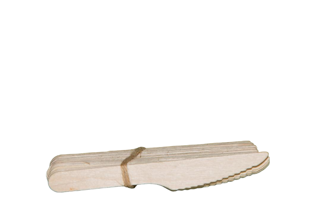 Нож одноразовый LISKO деревянный 100 шт. (00000000149)