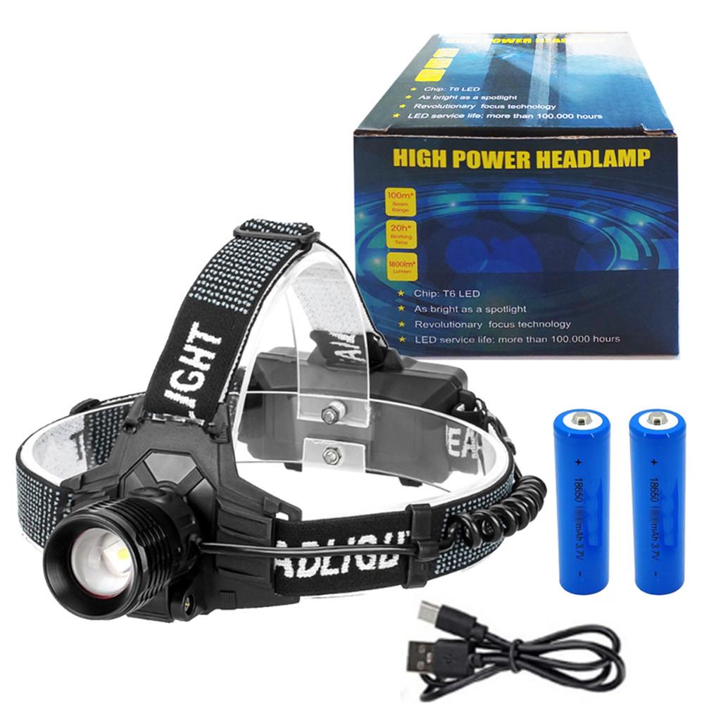 Ліхтар налобний Bailong 1 режим PM10-TG/2x18650/ЗУ Type-C/zoom White Laser Led (8105) - фото 4 Ліхтар налобний Bailong 1 режим PM10-TG/2x18650/ЗУ Type-C/zoom White Laser Led (8105) - фото 4