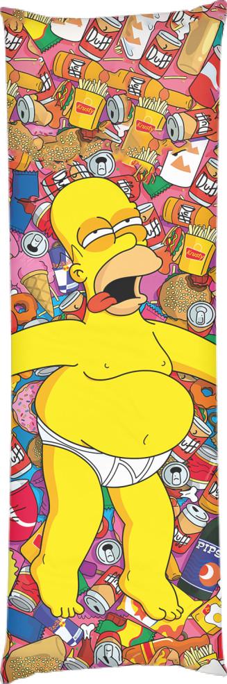 Подушка дакимакура Simpsons 5 60x180 см (14106565)
