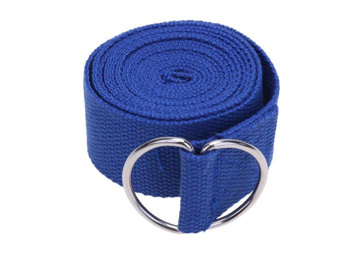 Ремень для йоги EasyFit Синий (EF-1830-BL)