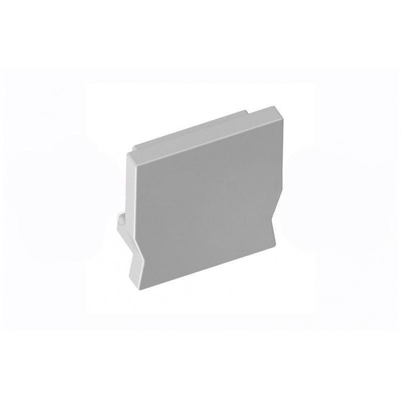 Комплект заглушек для накладного профиля GTV GLAX MINI квадратная 10 шт. Серый (PA-ZASGTV GLAXMNKK-00)