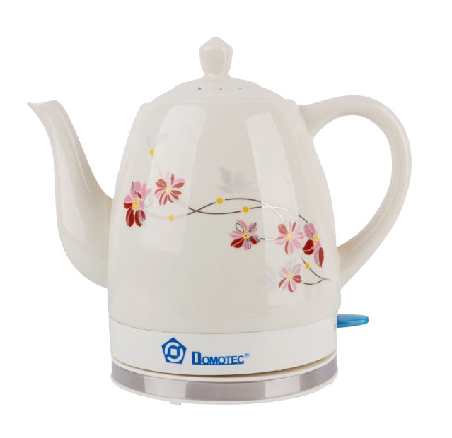 Чайник электрический Domotec MS-5054 керамический 1,5 л Белый (iz12438)