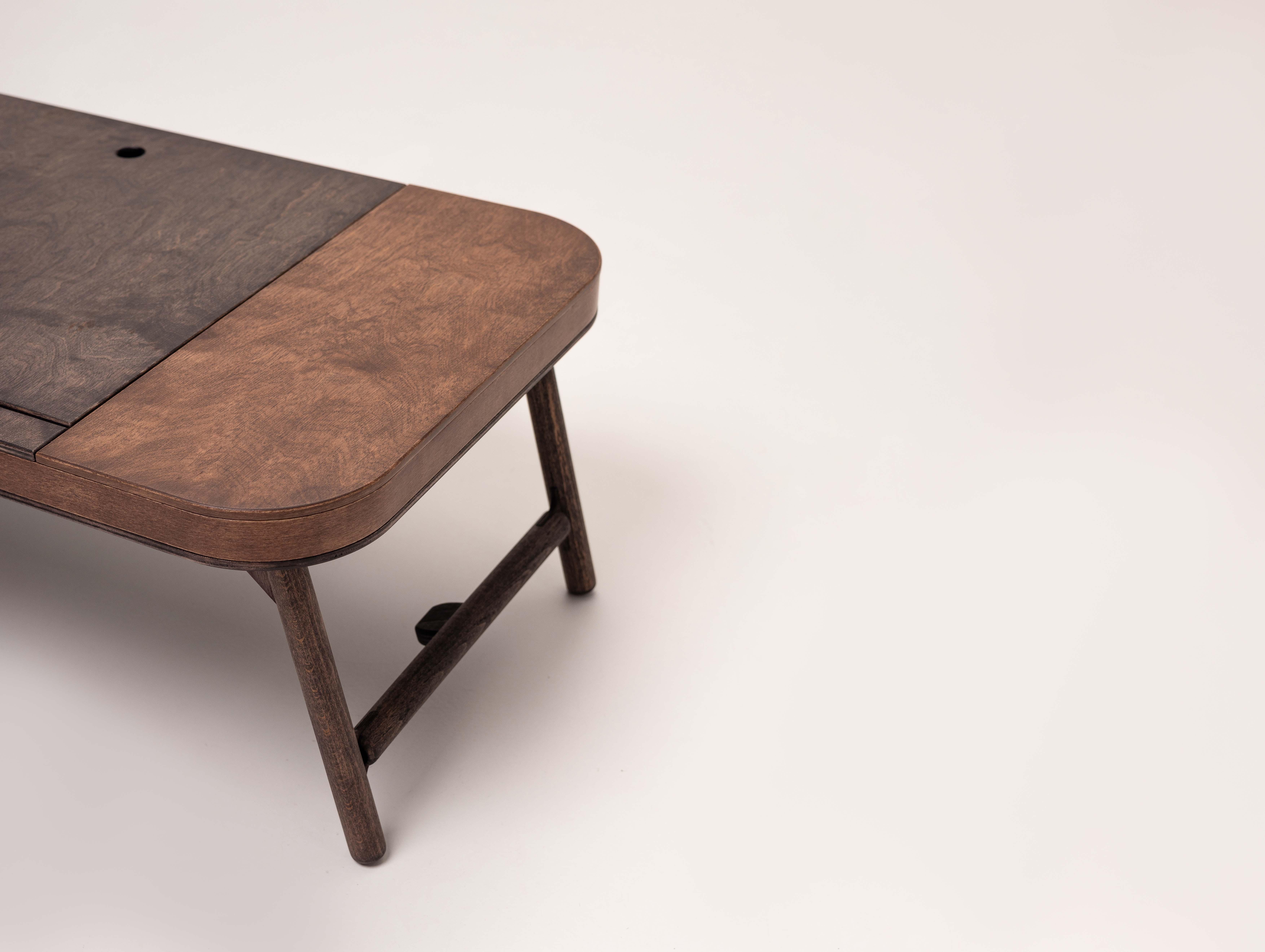 Столик для ноутбуку Spillno Гранде що регулюється Темно-коричневий (20002) - фото 6 Столик для ноутбуку Spillno Гранде що регулюється Темно-коричневий (20002) - фото 6