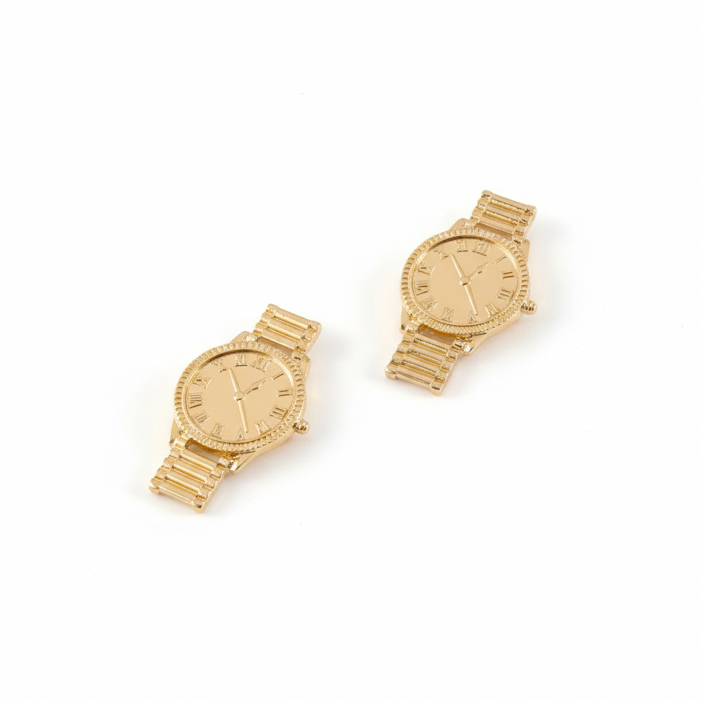 Серьги женские в форме часов (2889768744)